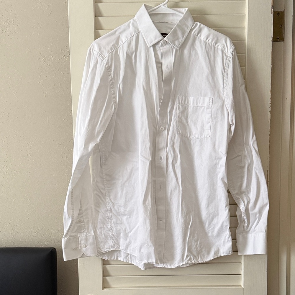 Johnston & Murphy Crisp White Dress Shirt